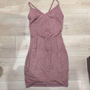Elegant Mauve Slip Dress